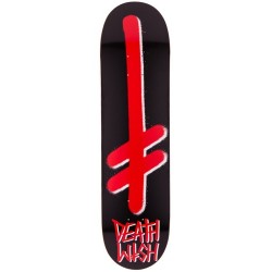 Deck Deathwish Gang Logo Black Red - 8.0"