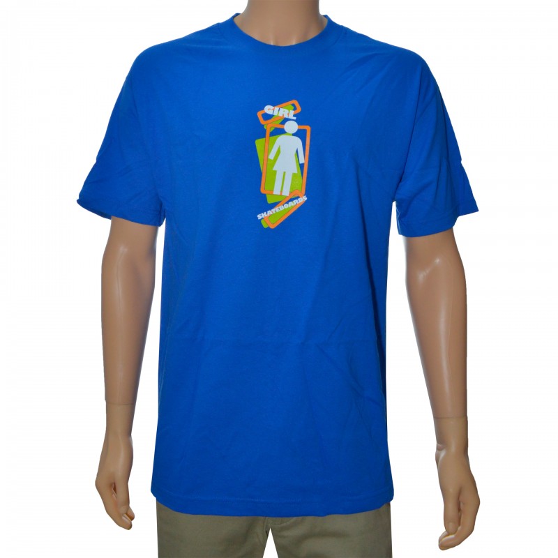 T-Shirt Girl Plate D - Azul