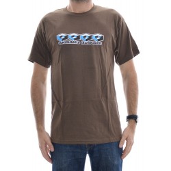 T-Shirt Consolidated 4 Cubes - Brown